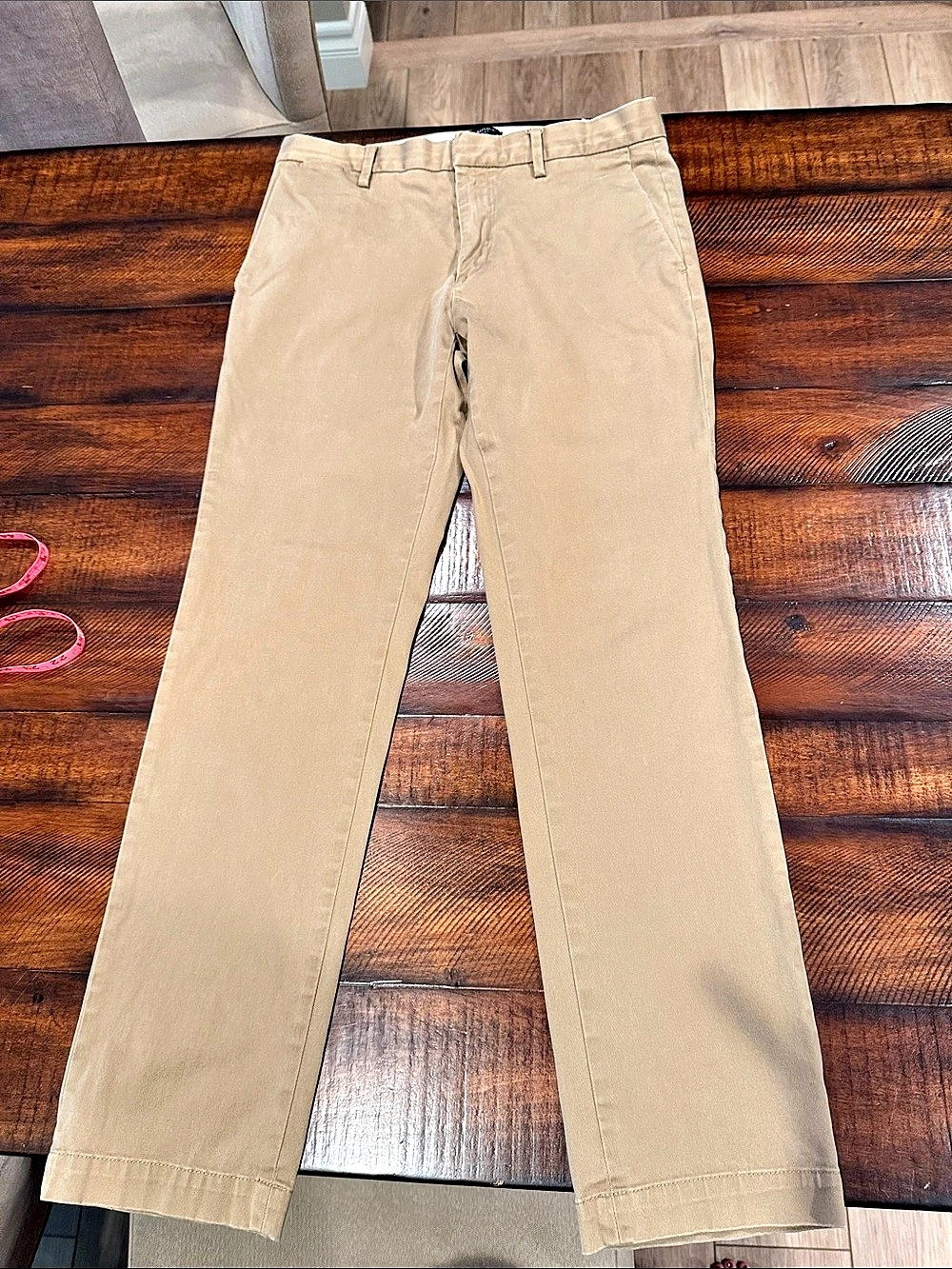 Banana Republic Aiden Slim Fit Rapid Movement Chino Men's Brown Cotton Chinos